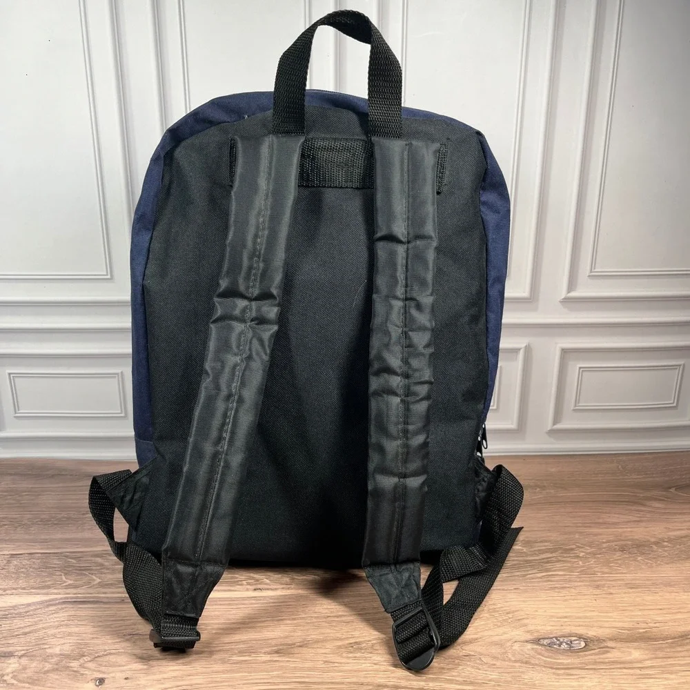 Mickey Unlimited Backpack Navy Blue Vintage Disney Colorblock 90s